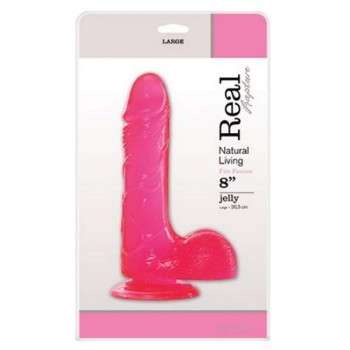 Χοντρό Ομοίωμα Πέους - Real Rapture Fire Passion Realistic Dong Pink 20cm