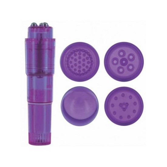 Candy Pie Pulsy Clitoral Vibrator Purple Sex Toys