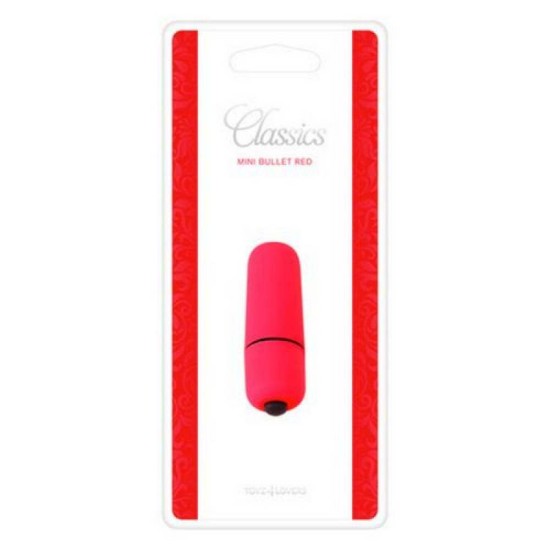 Classics Mini Bullet Vibrator Red Sex Toys