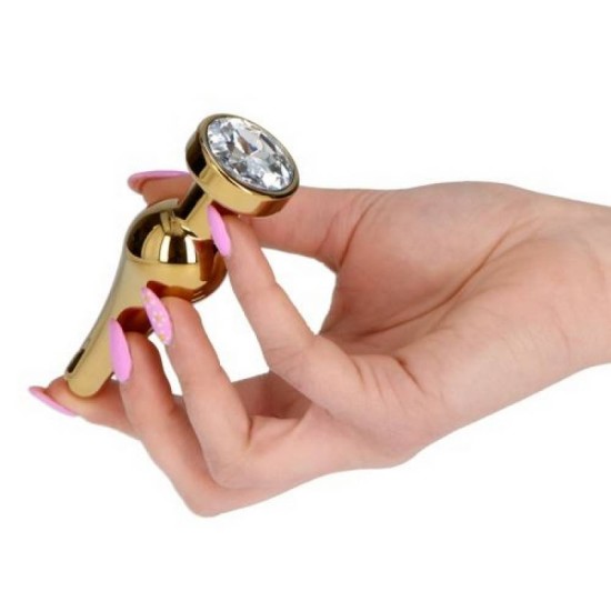 Ace Of Spades Butt Plug Small Gold Sex Toys