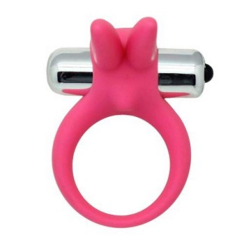 Δονούμενο Δαχτυλίδι Κουνελάκι - Stretchy Vibrating Cock Ring Pink