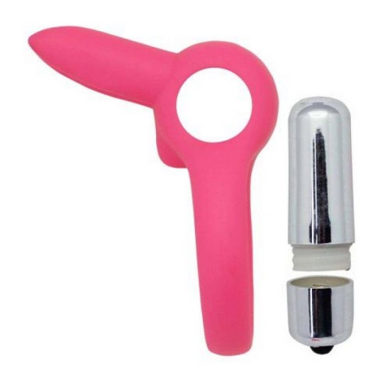 Δονούμενο Δαχτυλίδι Κουνελάκι - Stretchy Vibrating Cock Ring Pink Sex Toys 
