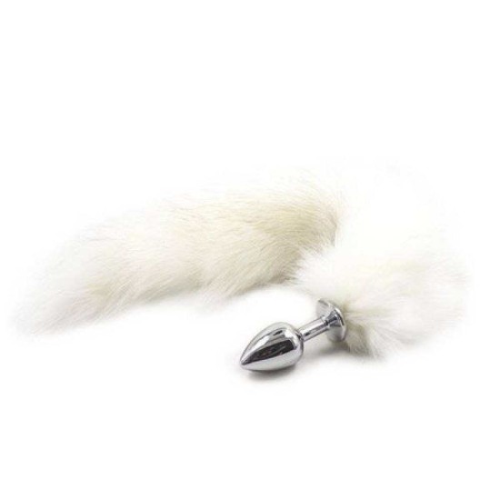 Fox Tail White Butt Plug Sex Toys