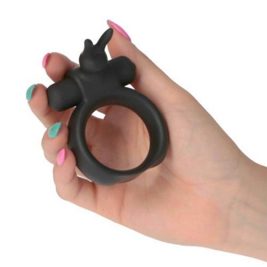 Φαρδύ Δονούμενο Δαχτυλίδι - Timeless Thick Vibrating Cockring Black Sex Toys 
