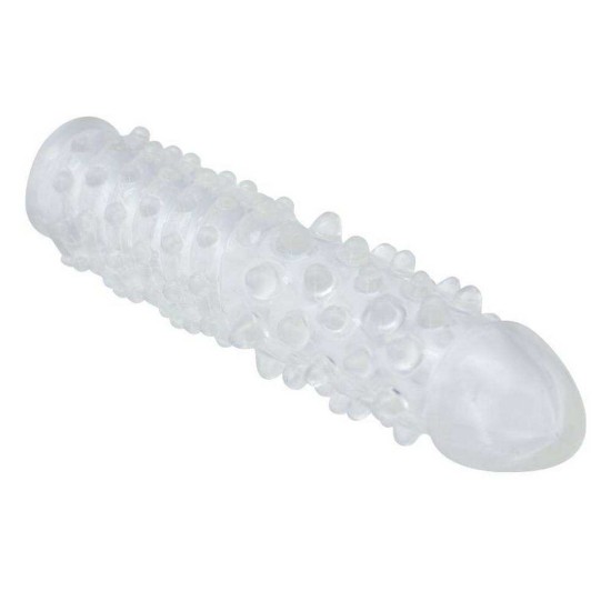 Timeless Bristled Penis Sleeve Clear Sex Toys