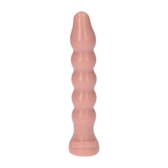 Πρωκτικό Ομοίωμα Με Ραβδώσεις - Italian Cock Anal Dildo Gaio Beige 13cm Sex Toys 