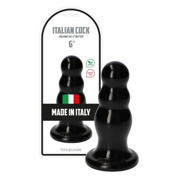Χοντρό Πρωκτικό Ομοίωμα - Italian Cock Butt Plug Olmo Black