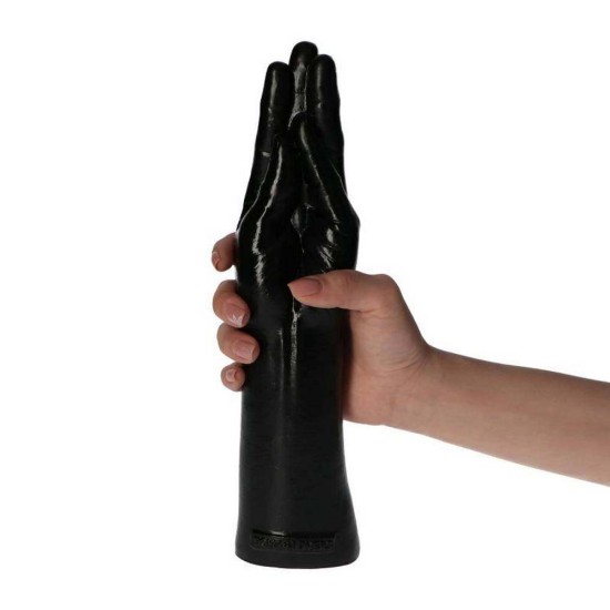 Italian Cock Fisting Mania Dildo Black 28cm Sex Toys