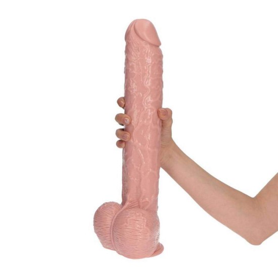 Μεγάλο Πέος Με Όρχεις - Italian Cock Golia Dildo Beige 41cm Sex Toys 