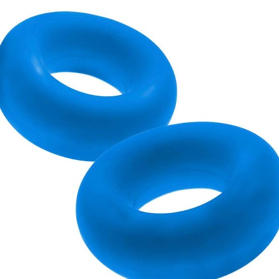 Hunkyjunk Stiffy Cockring 2 Pack Teal Ice Sex Toys