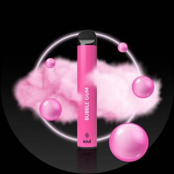 Ηλεκτρονικό Τσιγάρο - iSoul Disposable Vape Bubble Gum 600 Puffs