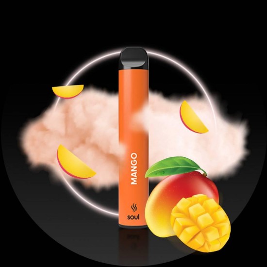 Ηλεκτρονικό Τσιγάρο - iSoul Disposable Vape Mango 600 Puffs Sex & Ομορφιά 