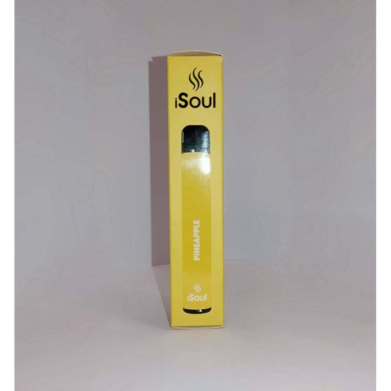 Ηλεκτρονικό Τσιγάρο - iSoul Disposable Vape Pineapple 600 Puffs Sex & Ομορφιά 