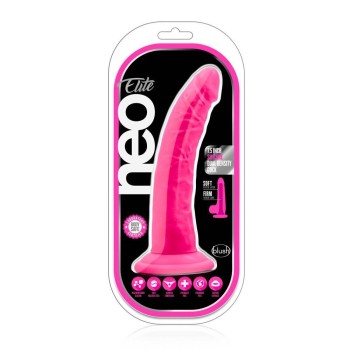 Μικρό Ρεαλιστικό Πέος - Neo Elite Cock Neon Pink 19cm