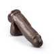 Μαλακό Ευλύγιστο Πέος - Dr Skin Plus Posable Dildo Chocolate 17cm Sex Toys 