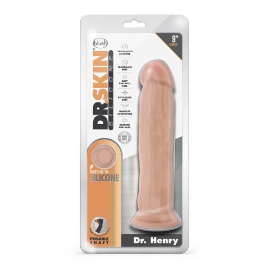 Μεγάλο Πέος Σιλικόνης - Dr Henry Big Dildo Vanilla 24cm Sex Toys 