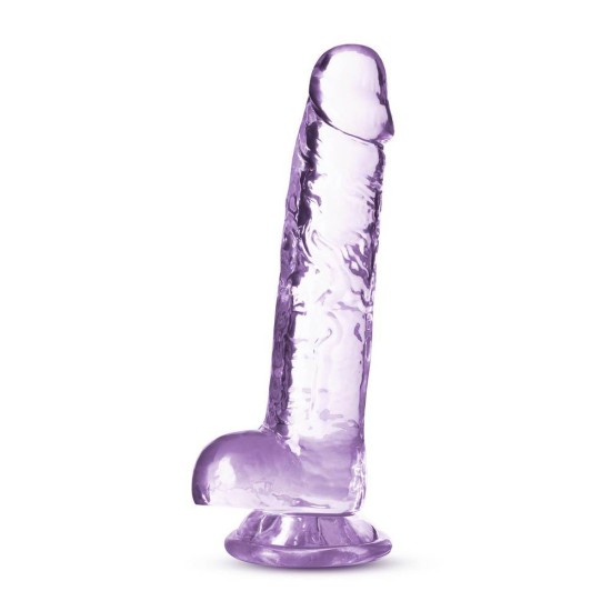 Διάφανο Ρεαλιστικό Πέος - Naturally Yours Crystalline Dildo Amethyst 19cm Sex Toys 