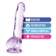 Naturally Yours Crystalline Dildo Amethyst 20cm Sex Toys