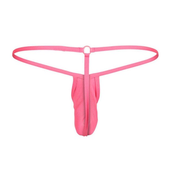 Σέξι Στρινγκ Με Ενίσχυση - Cut4men Loopstring Pouch C4M09 Neon Pink Ερωτικά Εσώρουχα 