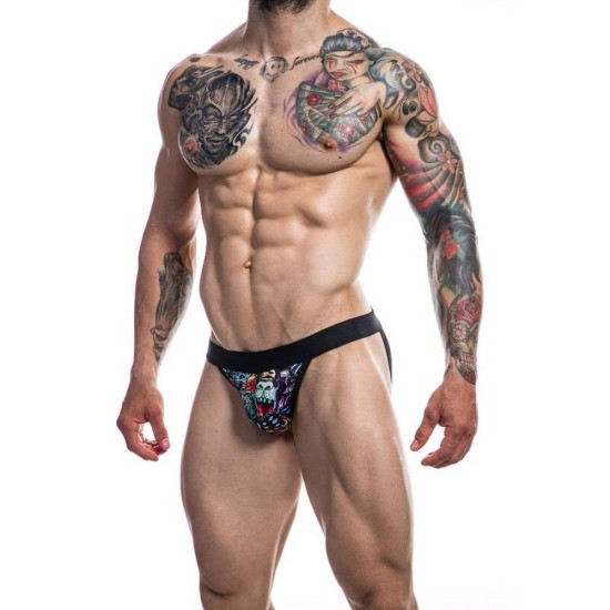 Σέξι Ανδρικό Σπασουάρ - Cut4men Men's Jockstrap C4M04 Tattoo Ερωτικά Εσώρουχα 