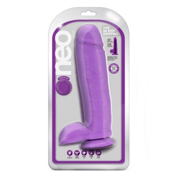 Neo Dual Density Big Dildo Purple 25cm