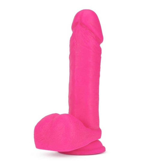Μαλακό Και Εύκαμπτο Πέος - Dual Density Dildo With Balls Pink 20cm Sex Toys 