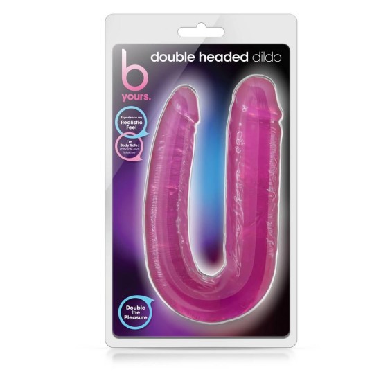 Διπλό Ρεαλιστικό Πέος - B Yours Double Headed Dildo Pink Sex Toys 