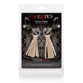 Playful Tassels Nipple Clamps Gold