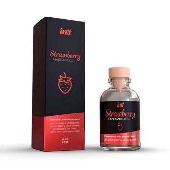 Βρώσιμο Τζέλ Για Μασάζ - Strawberry Warming Massage Gel 30ml