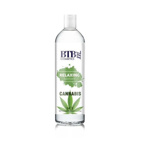 BTB Waterbased Cannabis Relaxing Lubricant 250ml Sex & Beauty 