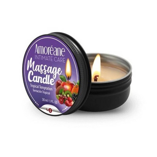 Κερί Για Μασάζ - Amoreane Massage Candle Tropical Temptation 30ml Sex & Ομορφιά 