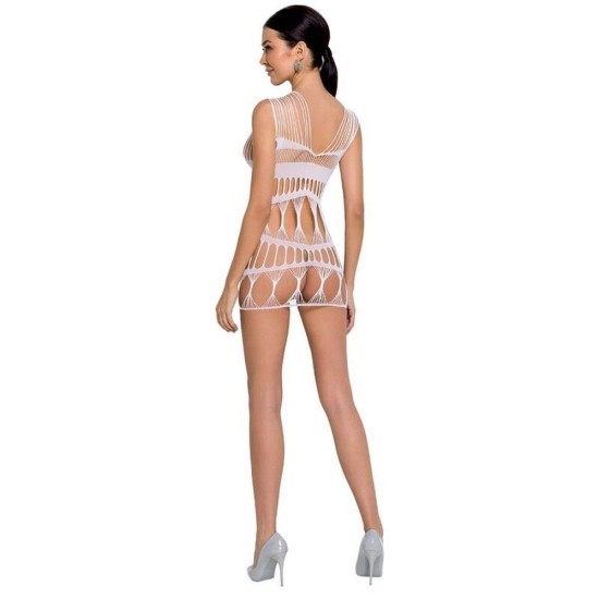 Αποκαλυπτικό Μίνι Φόρεμα - Passion Open Mini Dress BS089 White Ερωτικά Εσώρουχα 