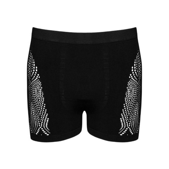 Σέξι Μποξεράκι Με Τρυπητό Σχέδιο - Obsessive M103 Boxer Shorts Black Ερωτικά Εσώρουχα 