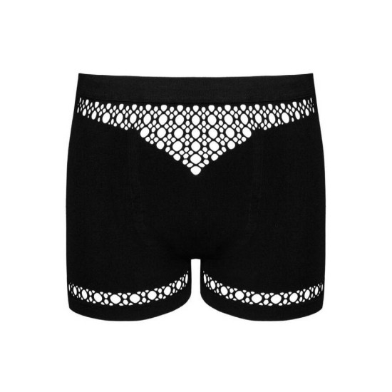 Σέξι Μποξεράκι Με Τρυπητό Σχέδιο - Obsessive M102 Boxer Shorts Black Ερωτικά Εσώρουχα 