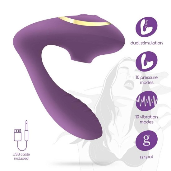Moanstar Clitoral Sonic Vibrator With Lubricant Sex Toys