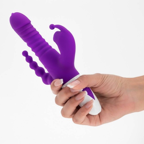 Δονητής Πολλαπλής Διέγερσης - Crushious Wrangler Multifunction Vibrator Purple Sex Toys 