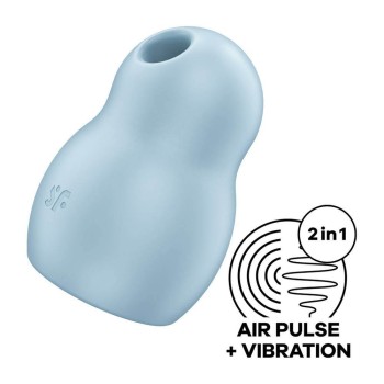 Παλμικός Κλειτοριδικός Δονητής - Pro To Go 1 Air Pulse Stimulator And Vibration Blue