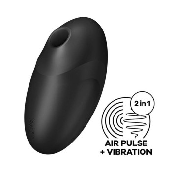 Παλμικός Κλειτοριδικός Δονητής - Vulva Lover 3 Air Pulse Stimulator And Vibration Black