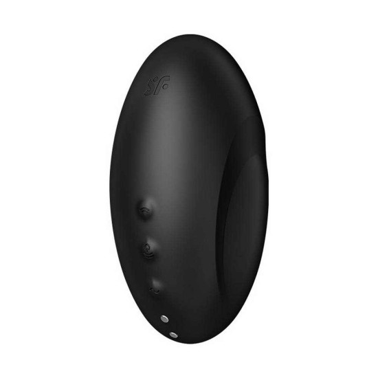 Παλμικός Κλειτοριδικός Δονητής - Vulva Lover 3 Air Pulse Stimulator And Vibration Black Sex Toys 
