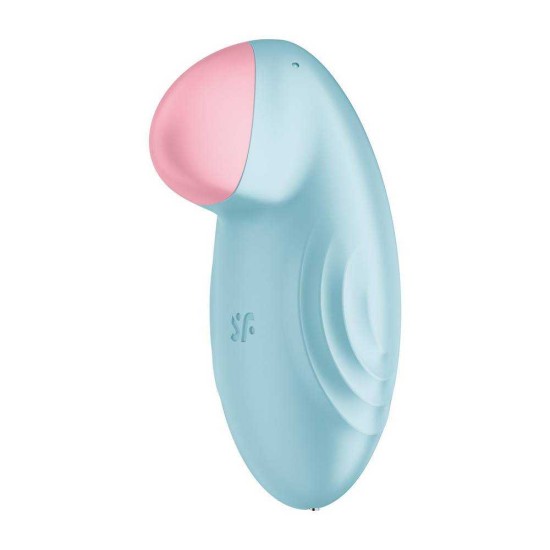 Κλειτοριδικός Δονητής Με Εφαρμογή Κινητού - Tropical Tip Smart Lay On Vibrator Blue Sex Toys 