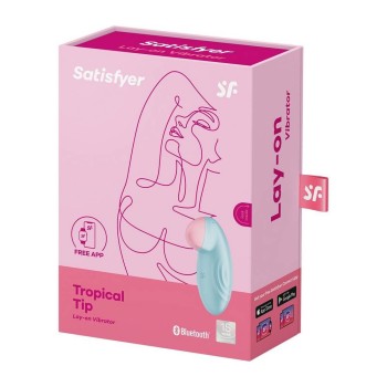 Tropical Tip Smart Lay On Vibrator Blue