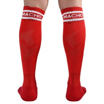 Φετιχιστικές Ανδρικές Κάλτσες - Macho Male Long Fetish Socks Red