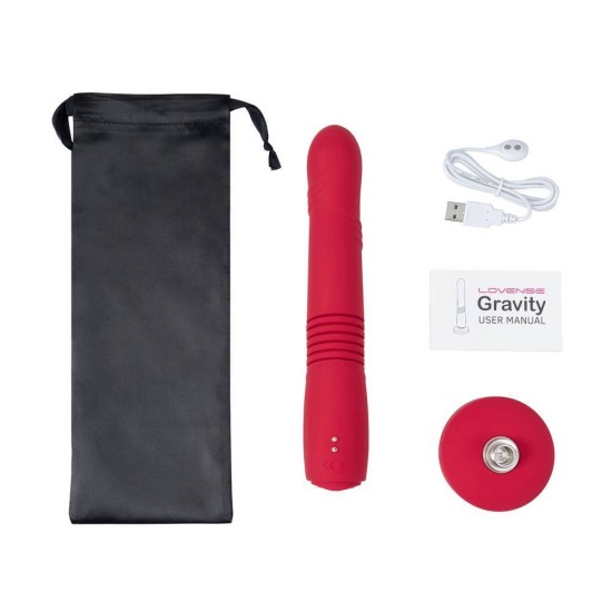 Έξυπνος Δονητής Με Κίνηση Πάνω Κάτω - Gravity Bluetooth Thrusting And Vibrating Dildo Sex Toys 