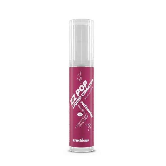 Υγρός Δονητής Με Γεύση - Crushious ZZ Pop Liquid Vibrator Red Berries 10ml Sex & Ομορφιά 