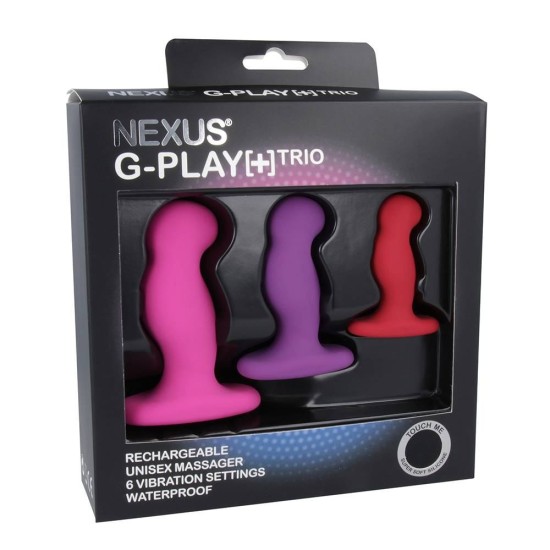 Δονούμενες Σφήνες Για Προστάτη - G Play Trio Plus Unisex Massagers Multicolour Sex Toys 