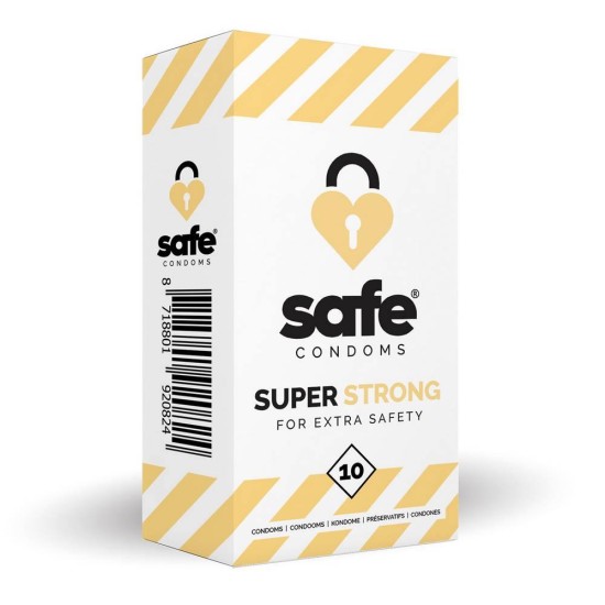 Ανθεκτικά Προφυλακτικά - Safe Condoms Super Strong 10pcs Sex & Ομορφιά 