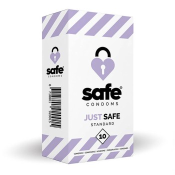 Κανονικά Προφυλακτικά - Safe Condoms Just Safe Standard 10pcs
