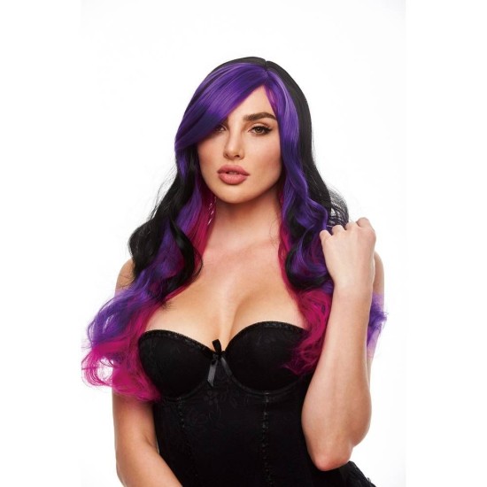 Μακριά Γυναικεία Περούκα - Pleasure Wigs Brandi Black/Purple Sex & Ομορφιά 