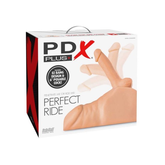 Ανδρικό Σώμα Αυνανισμού - PDX Plus Perfect Ride Male Masturbator Beige Sex Toys 