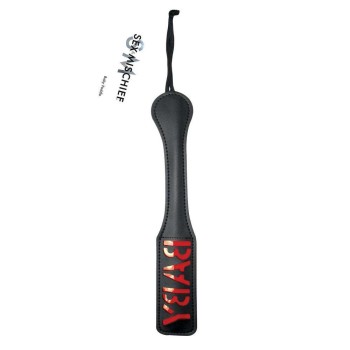 Sex & Mischief Baby Paddle Black/Red